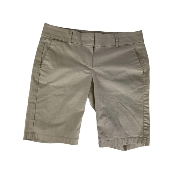 Ann Taylor 4 Short Boardwalk Bermuda 32 X 10.5 Tan - Picture 1 of 4